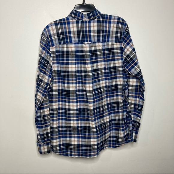 Merona plaid button down shirt size large - Picture 4 of 5